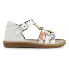 Pom d'Api - Poppy Multi Daisy sandaletler | Beyaz