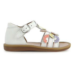 Pom d'Api - Poppy Multi Daisy sandaletler | Beyaz