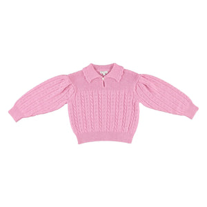 Bebe Organic - Dolly Laine Pointelle Kazak | Pembe