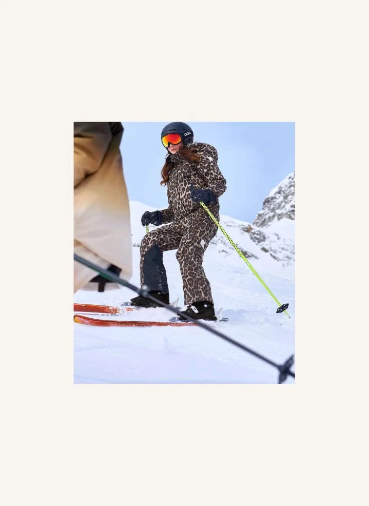 Molo - Hansine Pro Leopard şişme mont | Kahverengi