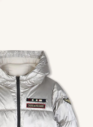 Zadig & Voltaire - Badge şişme mont Zadig et Voltaire | Beyaz