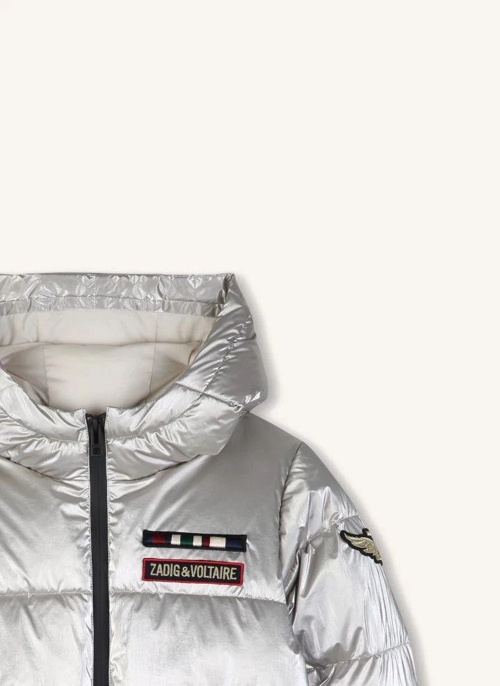 Zadig & Voltaire - Badge şişme mont Zadig et Voltaire | Beyaz