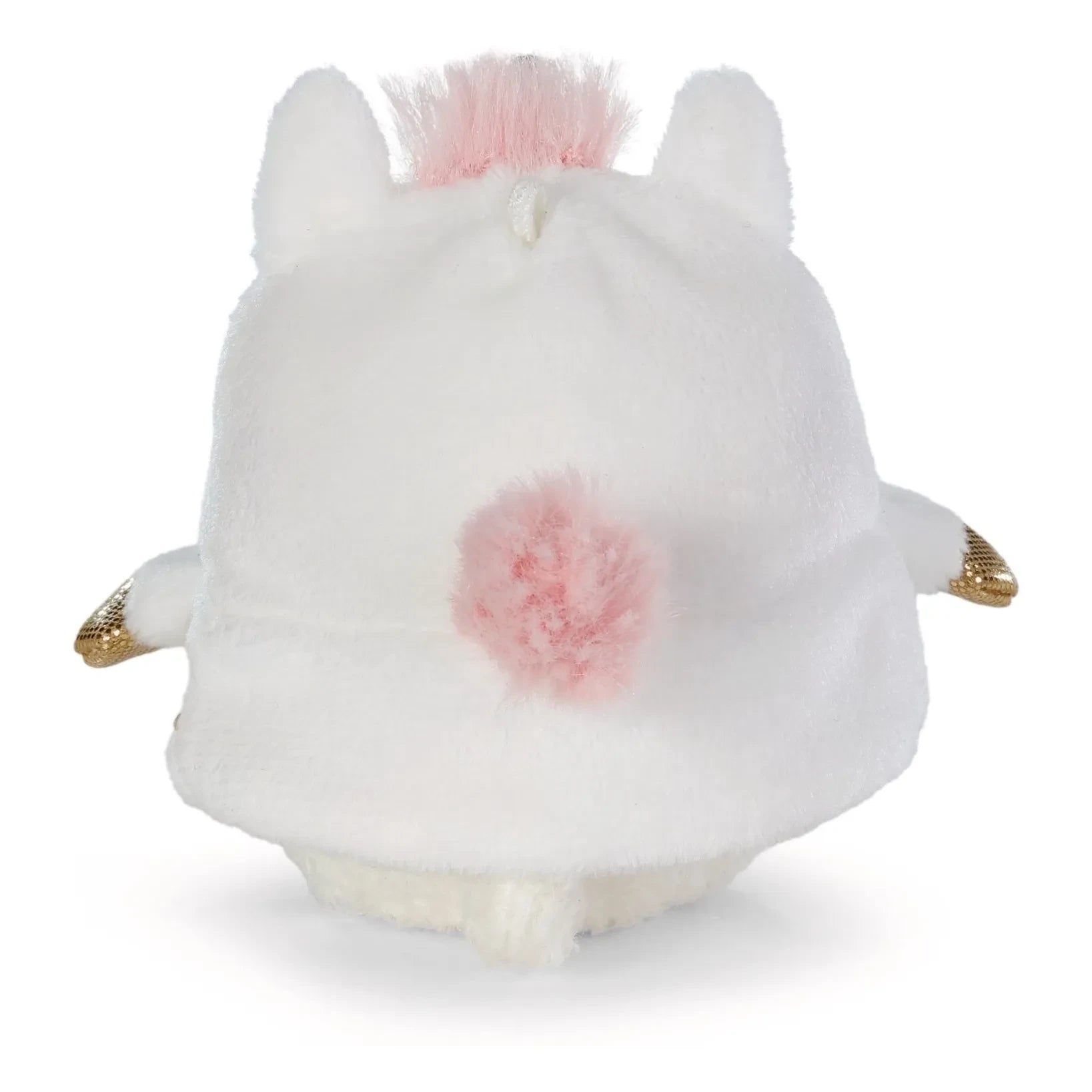 Nici - Tek boynuzlu at kılığına girmiş Mouton Wools peluş | Beyaz