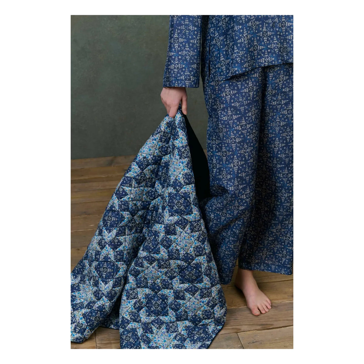 Louise Misha - Organik pamuktan Aneka patchwork battaniye