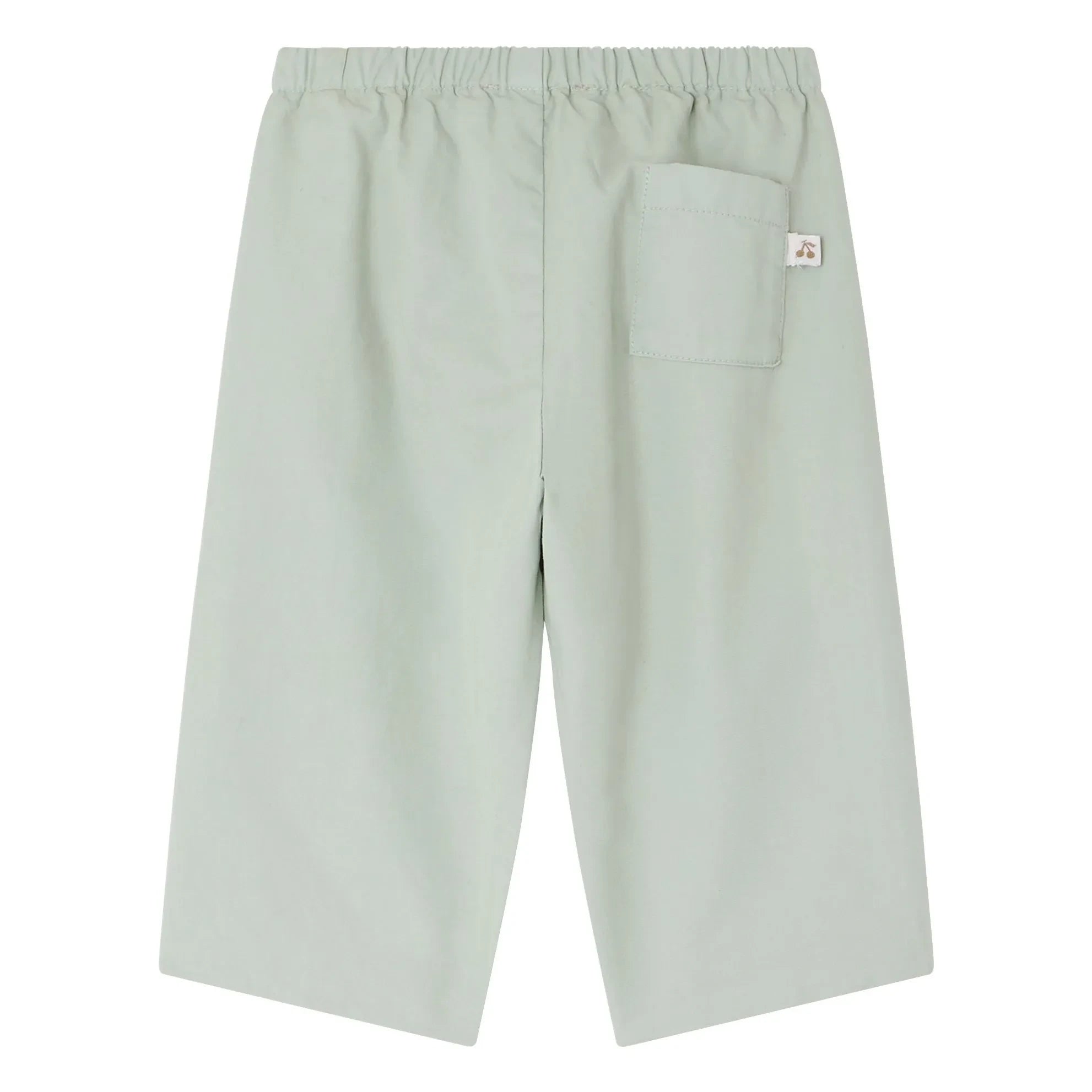 Bonpoint - Dandy organik pamuklu poplin pantolon | Celadon