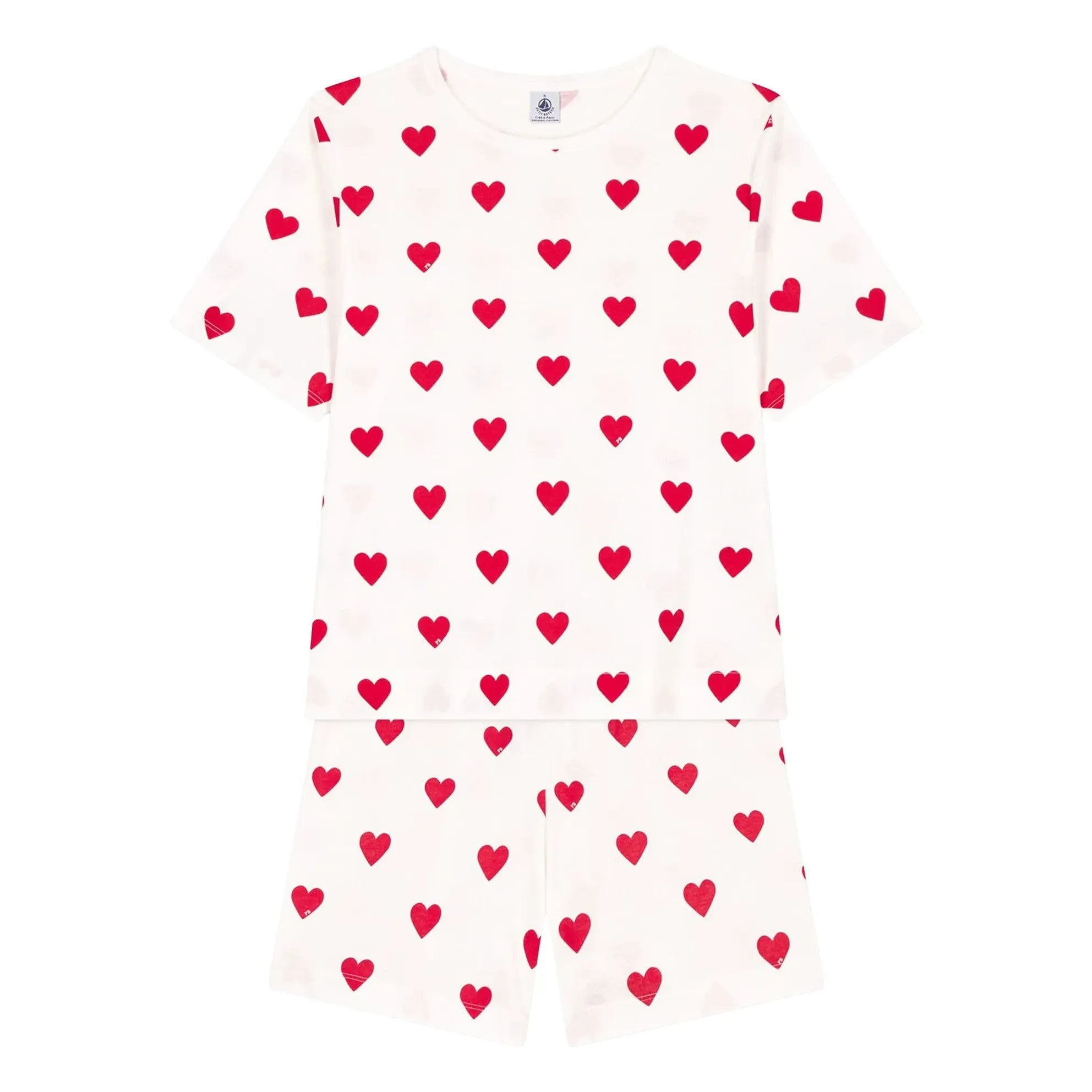 Petit Bateau - Kalpli Pijama Şortu - Kadın koleksiyonu | Beyaz