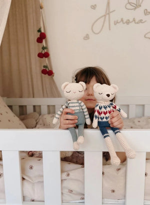 Patti Oslo - Kalp Detaylı Kutup Ayısı Peluş Oyuncak | Beyaz