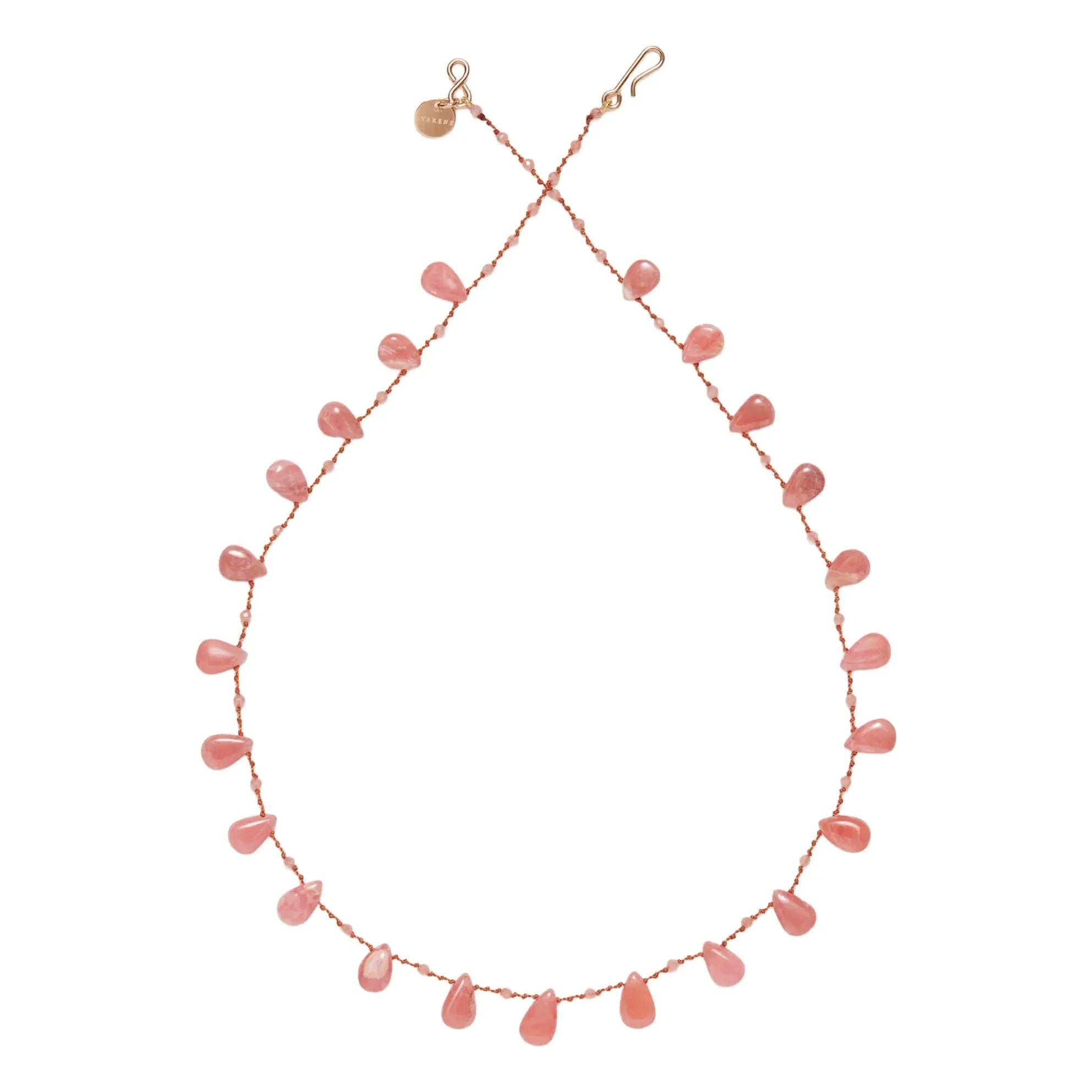 Ivarene - Cheremoya Damla & Boncuk kolye | Rhodochrosite