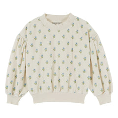 Emile et Ida - Organik Pamuk Kadife Sweatshirt | Ekru