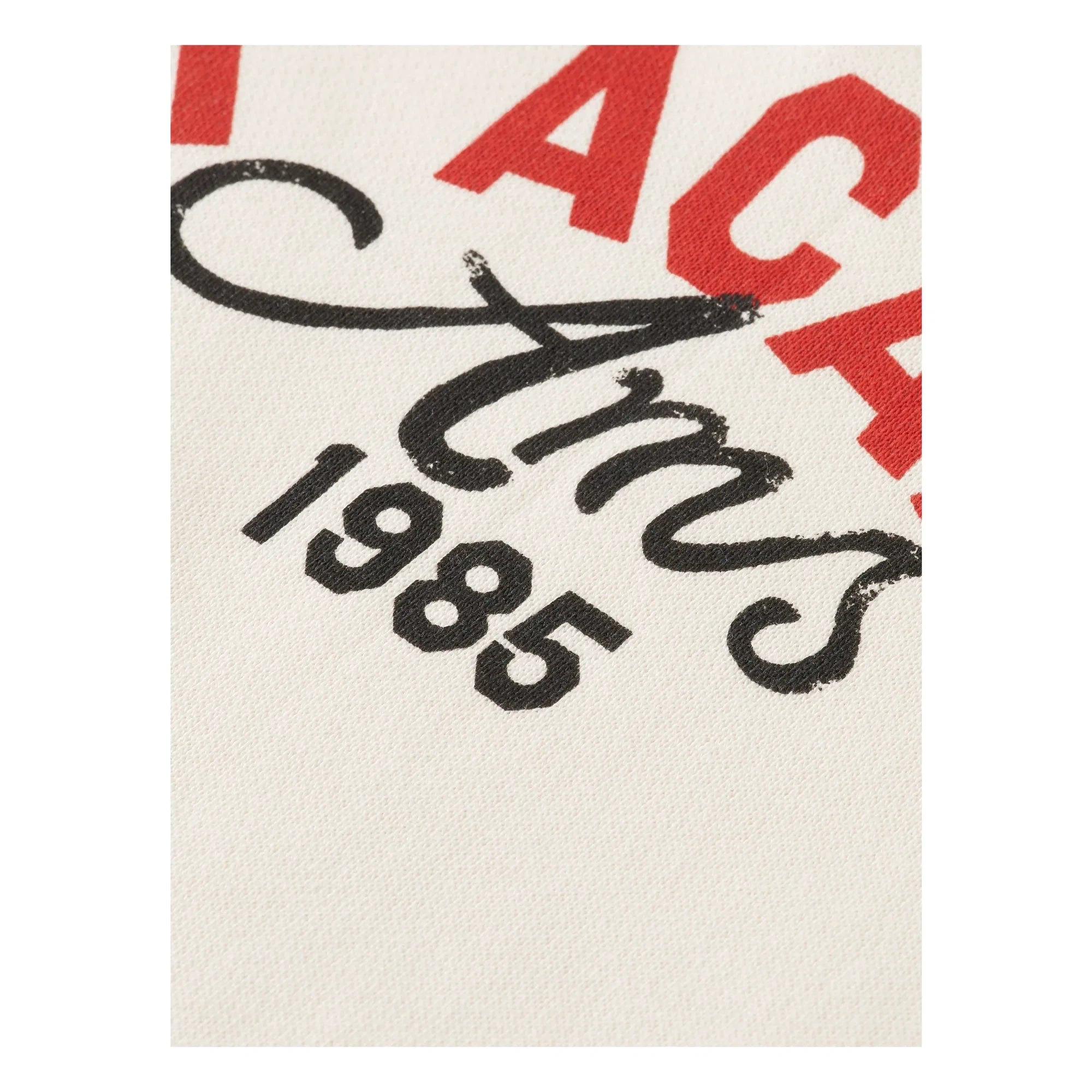 Scotch & Soda - Artwork organik pamuklu polo yaka sweatshirt | Ivory