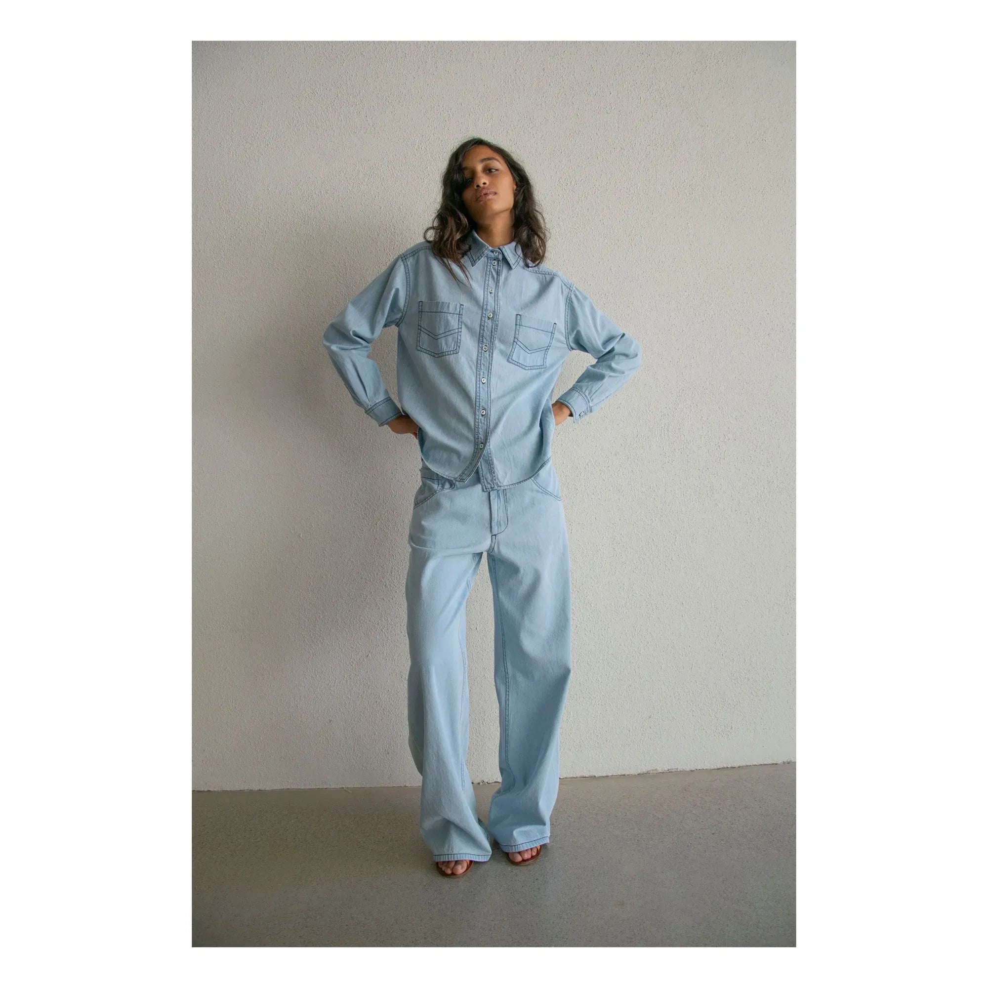 THEAVANT - Love Light Denim Gömlek | Mavi