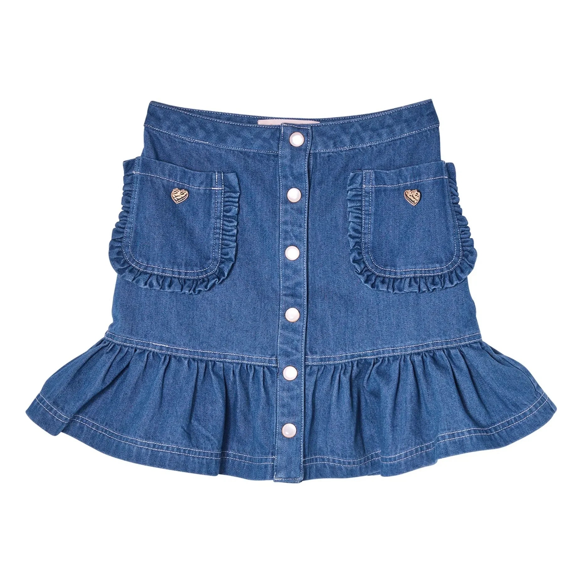 Tutu du Monde - Heartstring Denim Etek | Mavi