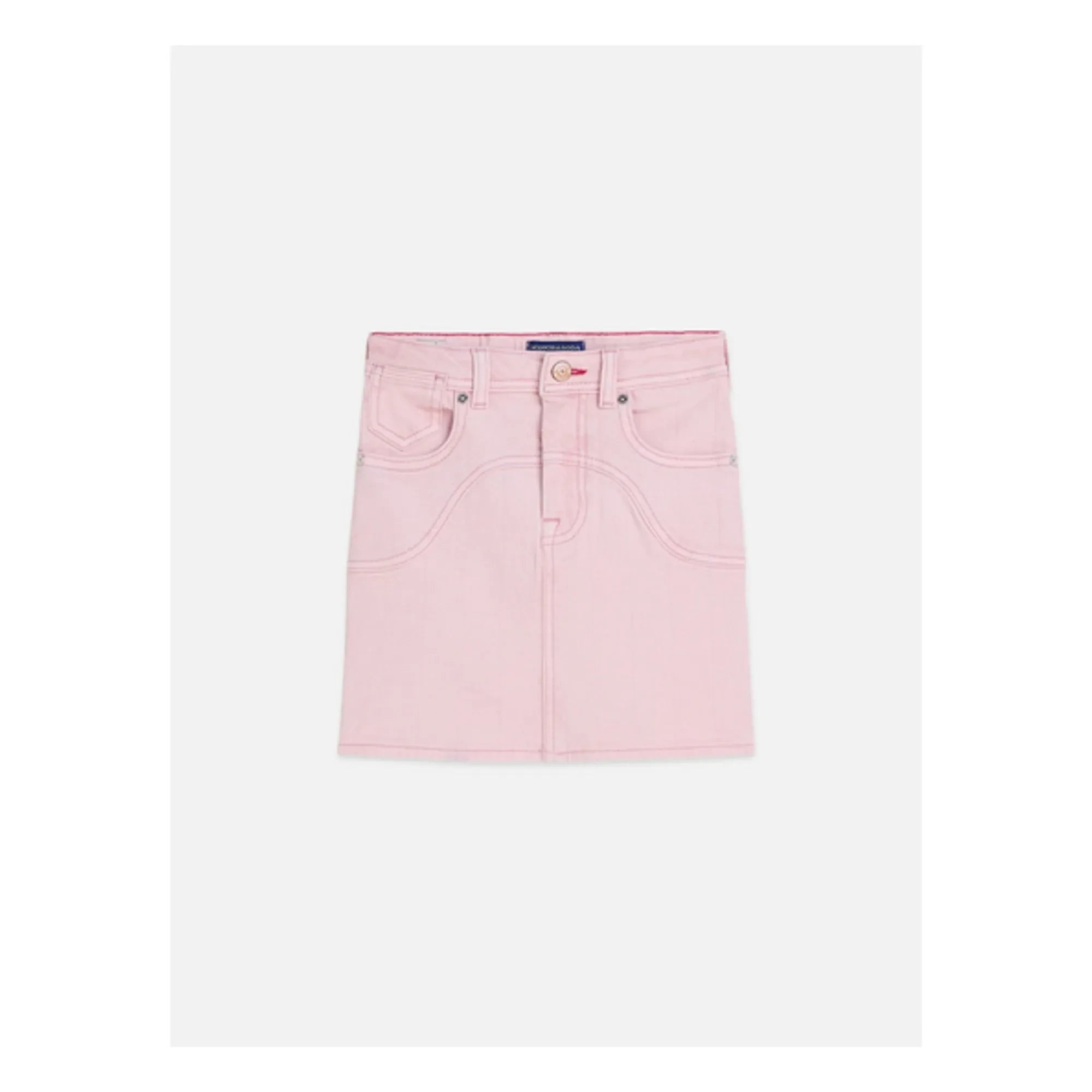 Scotch & Soda - Denim etek | Açık Pembe