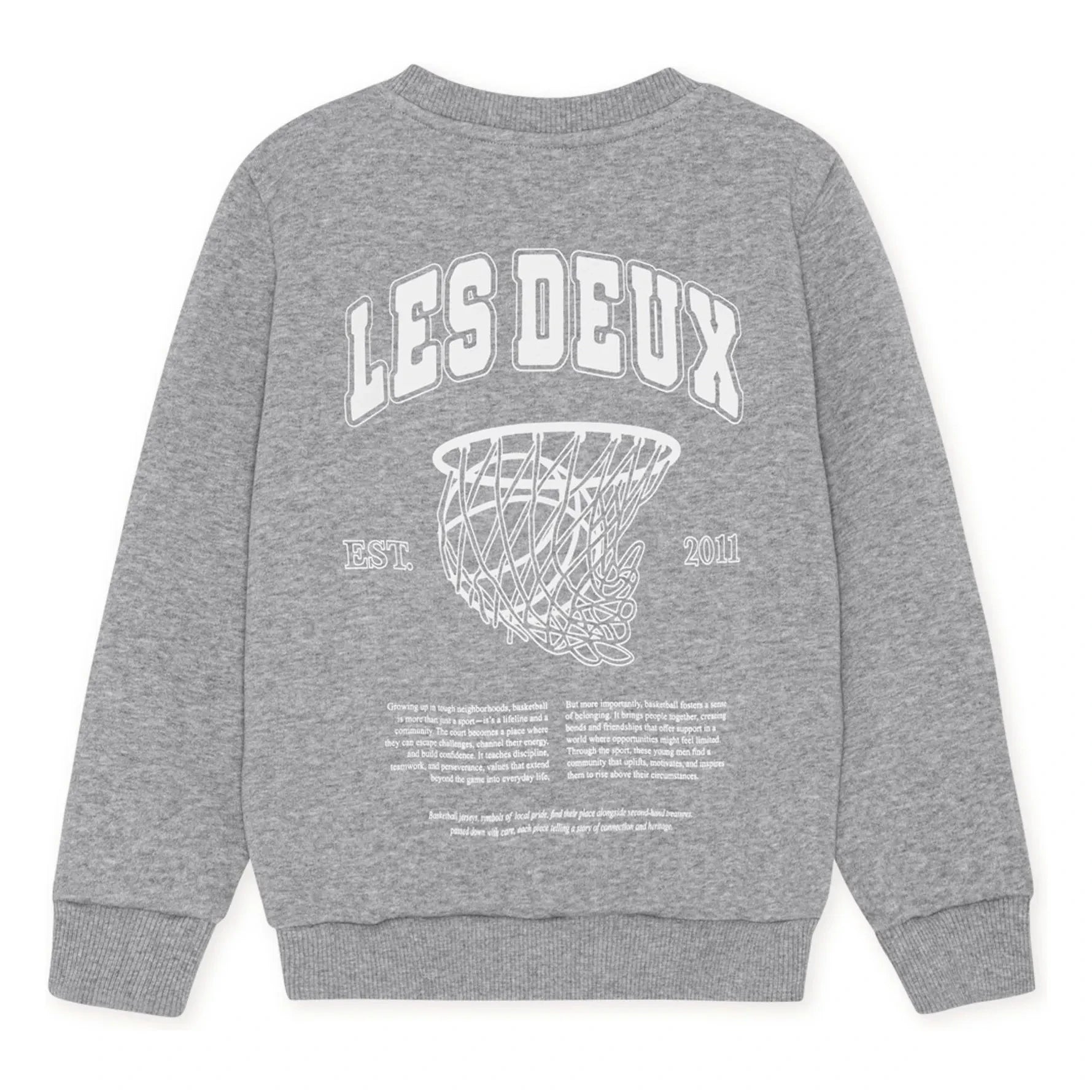 Les Deux - Organik Pamuklu Hoop Kazak | Gri