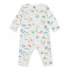 Petit Bateau - Dors Bien Savane Pijama | Beyaz