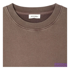 American Vintage - Plizzy Pamuklu Sweatshirt | Kahverengi