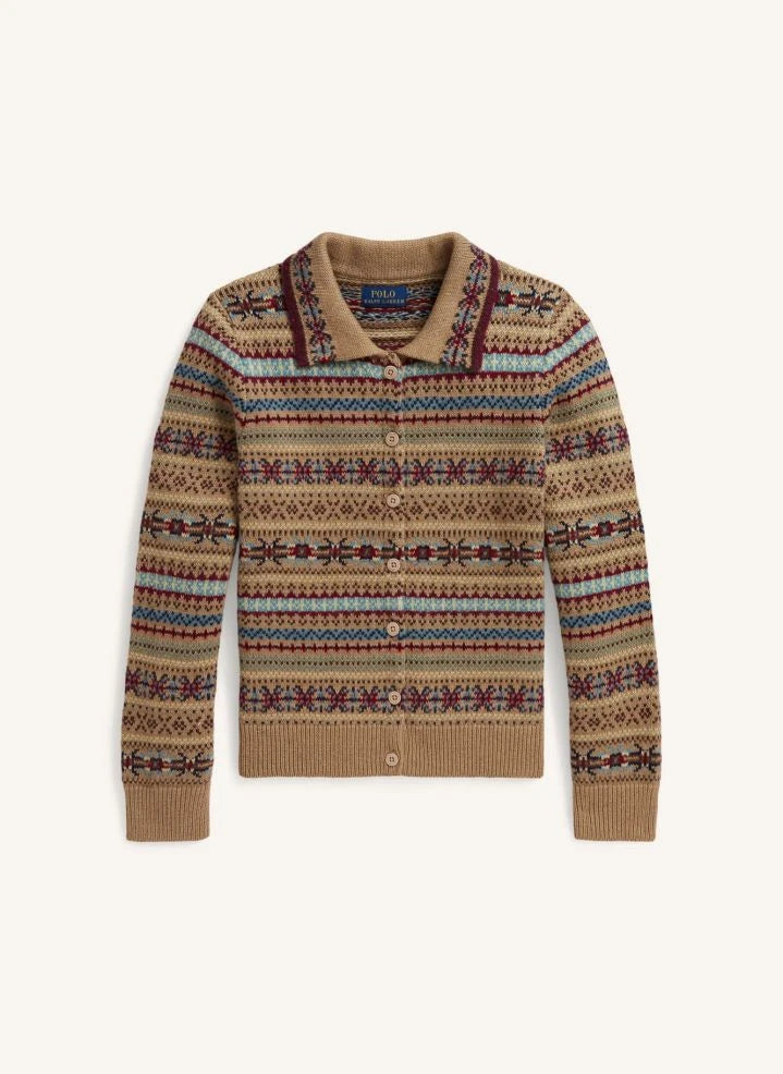 Ralph Lauren - كارديغان جاكار | بني