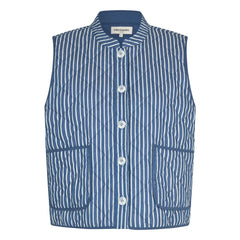 Lollys Laundry - Cairo Stripes Kolsuz Ceket | Mavi
