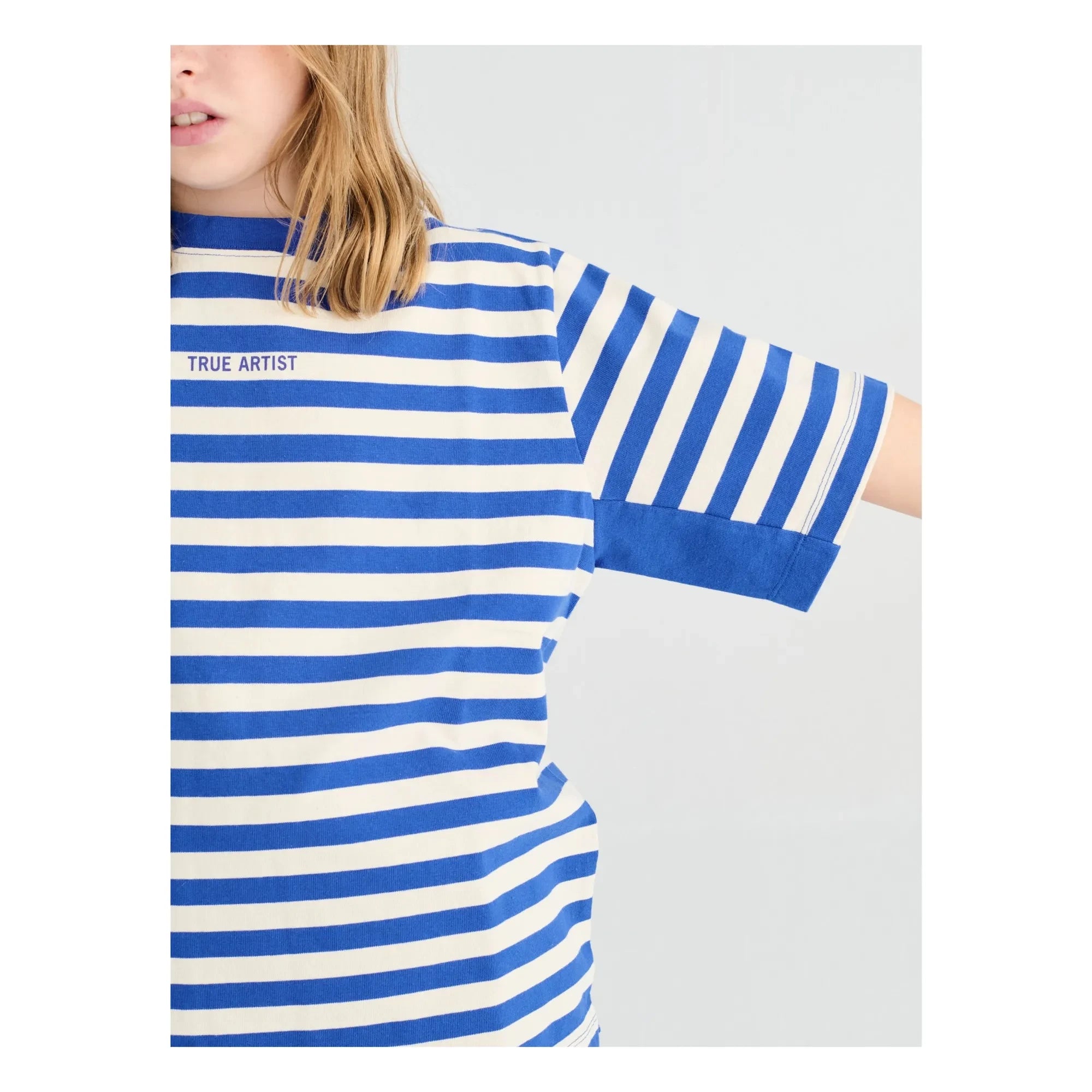 True Artist - T-shirt N°11 Çizgili | Mavi
