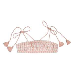Louis Louise - 2 Parçalı Belirsiz Vichy Mayo | Pudra Pembe