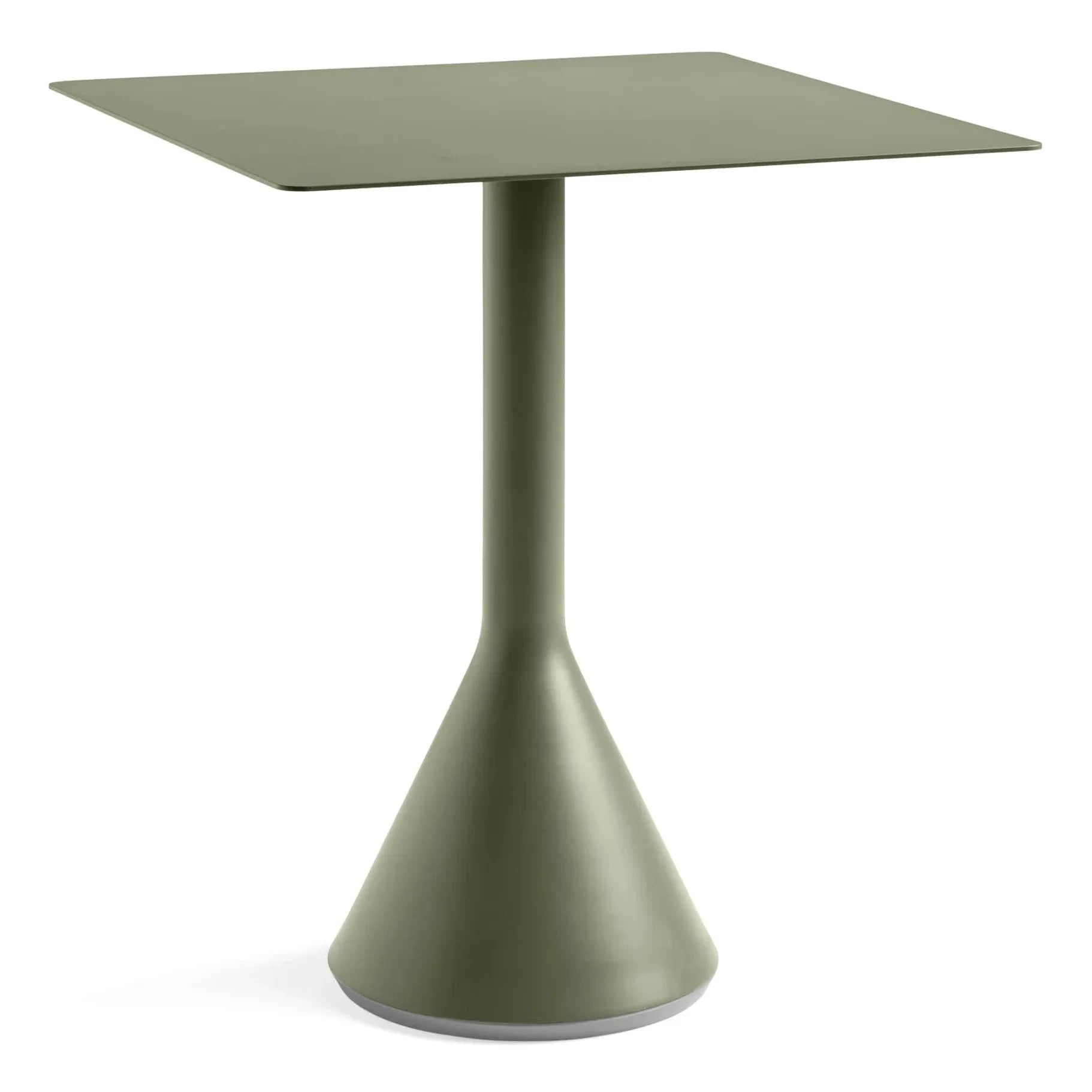 Hay - Ronan ve Erwan Bouroullec tarafından tasarlanan Palissade Cone Table - 65 x 65 cm | Zeytin yeşili