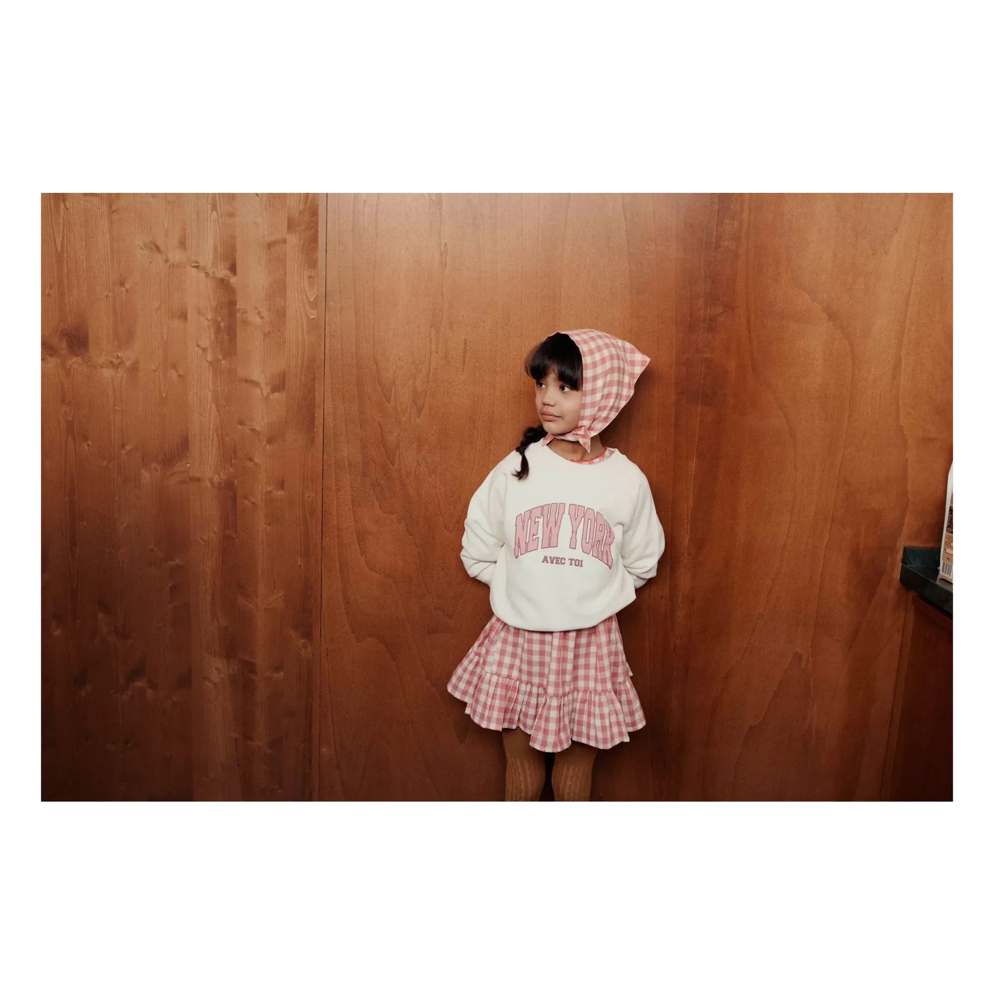 Emile et Ida - Sweat New York Organik pamuk | Krem