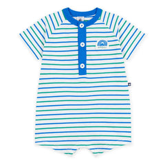 Petit Bateau - Çizgili Tulum | Mavi
