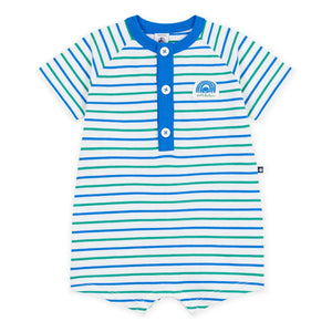 Petit Bateau - Çizgili Tulum | Mavi