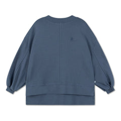 Repose AMS - Kutu formunda organik pamuklu sweatshirt | Kömür grisi