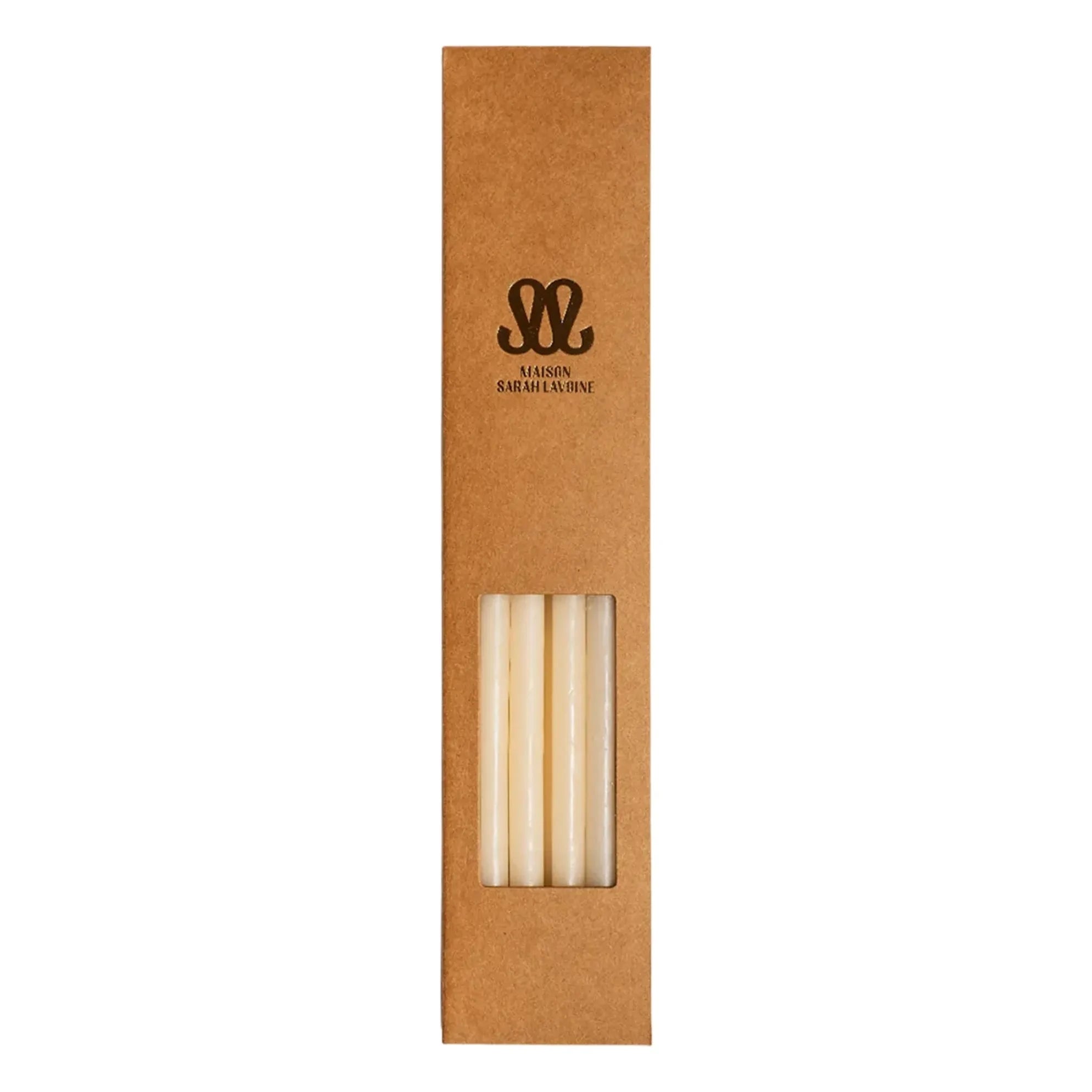 Maison Sarah Lavoine - İnce mumlar - 10'lu set | Ecru