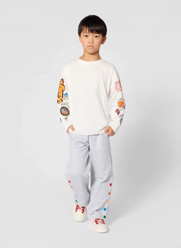 Kenzo - Kenzo Logolu Tişört | Beyaz