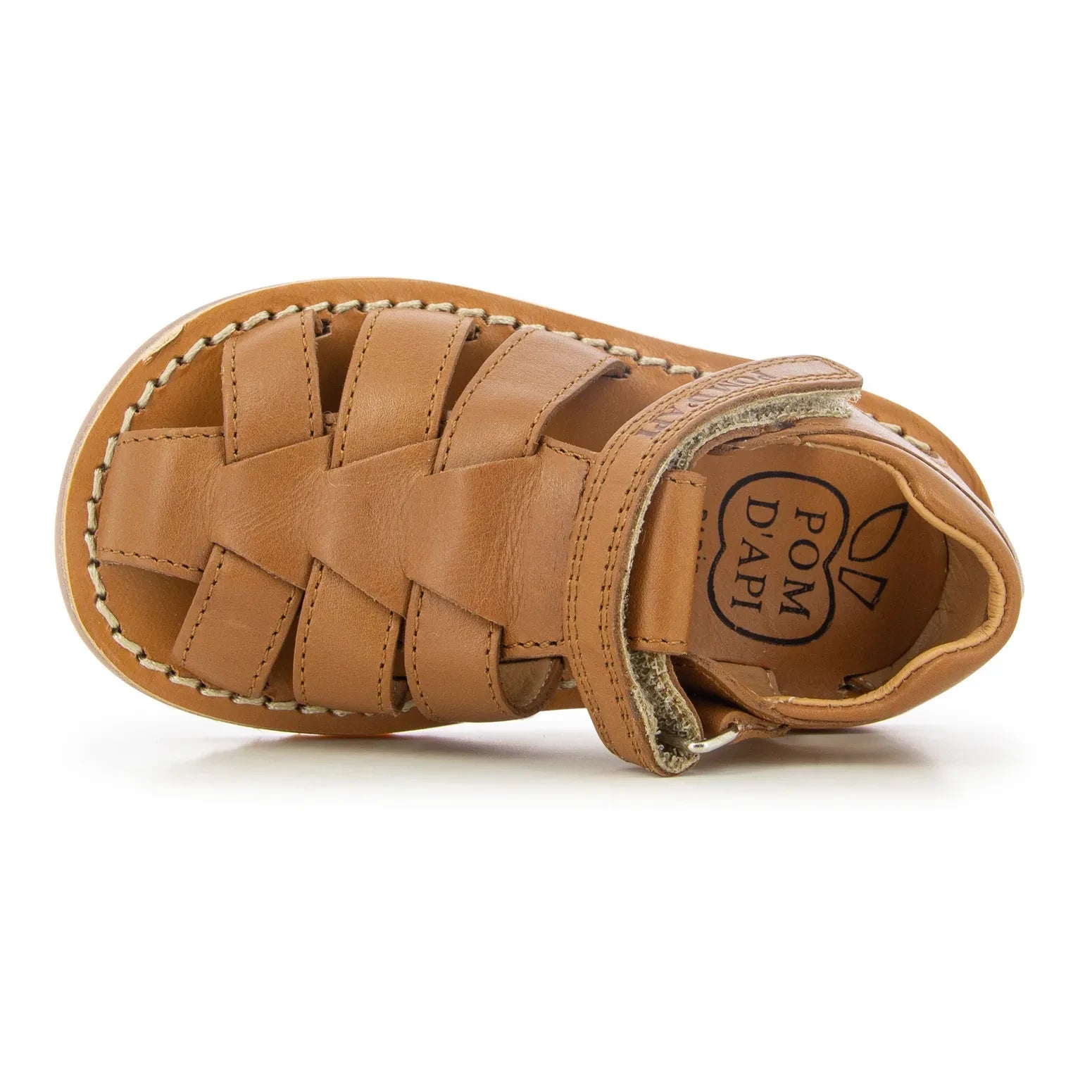 Pom d'Api - Waff Papy Sandalet | Camel