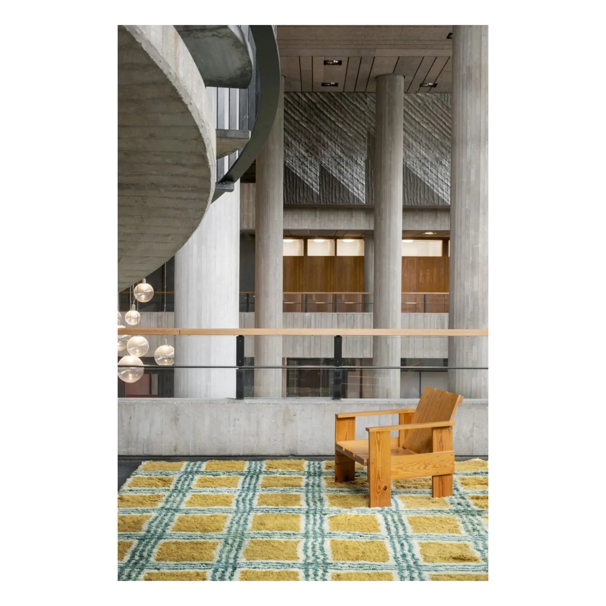 Layered - Yün halı Pergola, Evelina Kroon | Hardal