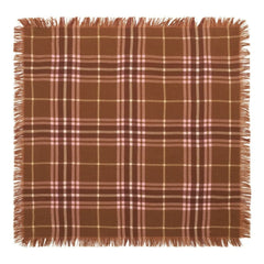 Bompard - Mini Kareli Tartan Kaşmir Atkı | Kahve