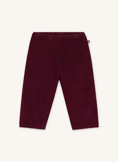 Petit Bateau - Organik Pamuk Vual Bebek Pantolonu | Bordo