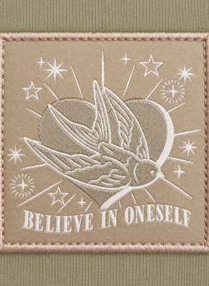 Hundred Pieces - Blush "Believe" Sweatshirt | Bej