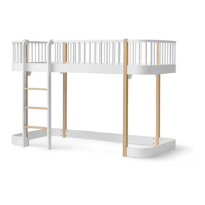 Oliver Furniture - Orijinal Ahşap Çatı Yatak 90x200 cm | Meşe