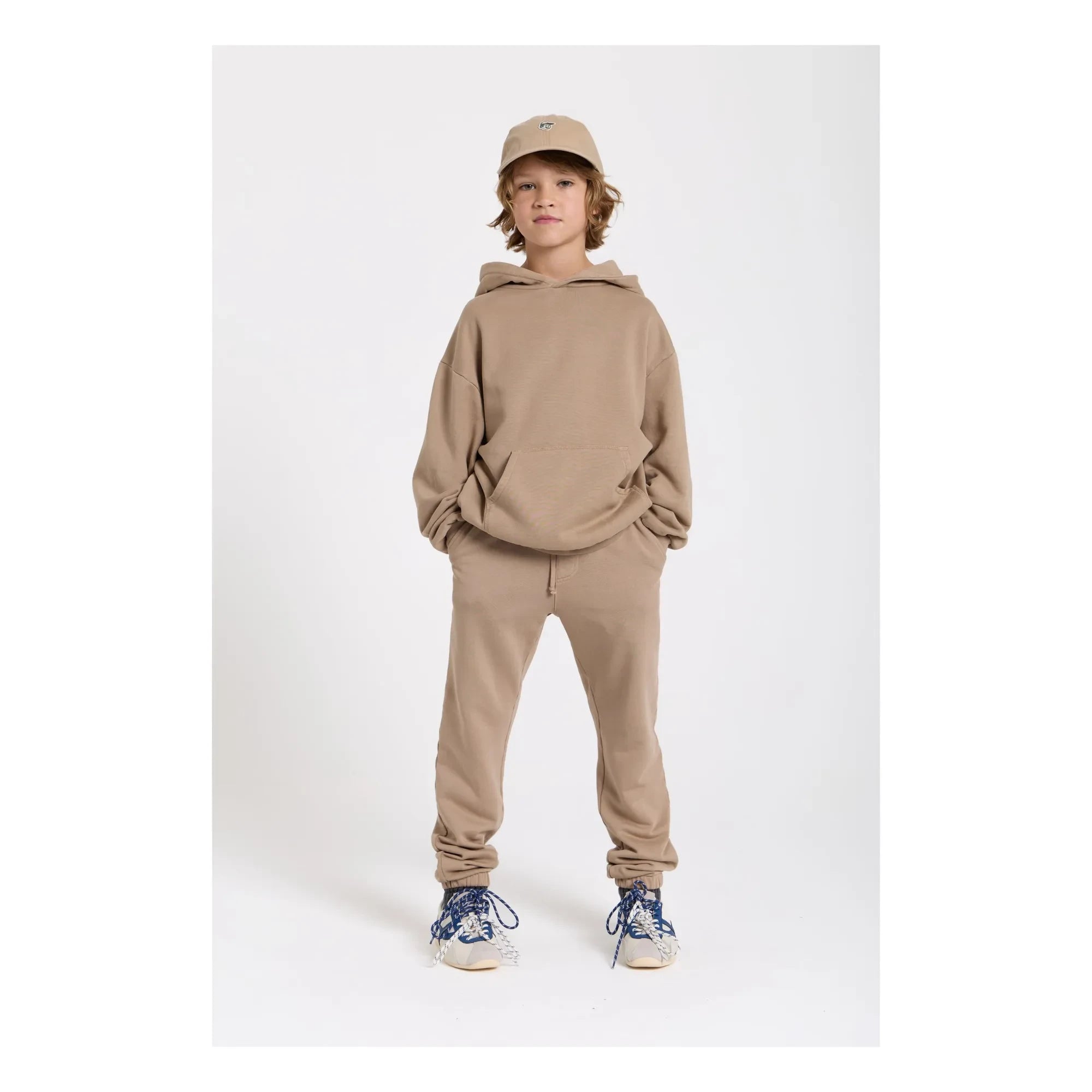 Smallable Kid - Rush organik pamuk jogger | Taupe kahverengi
