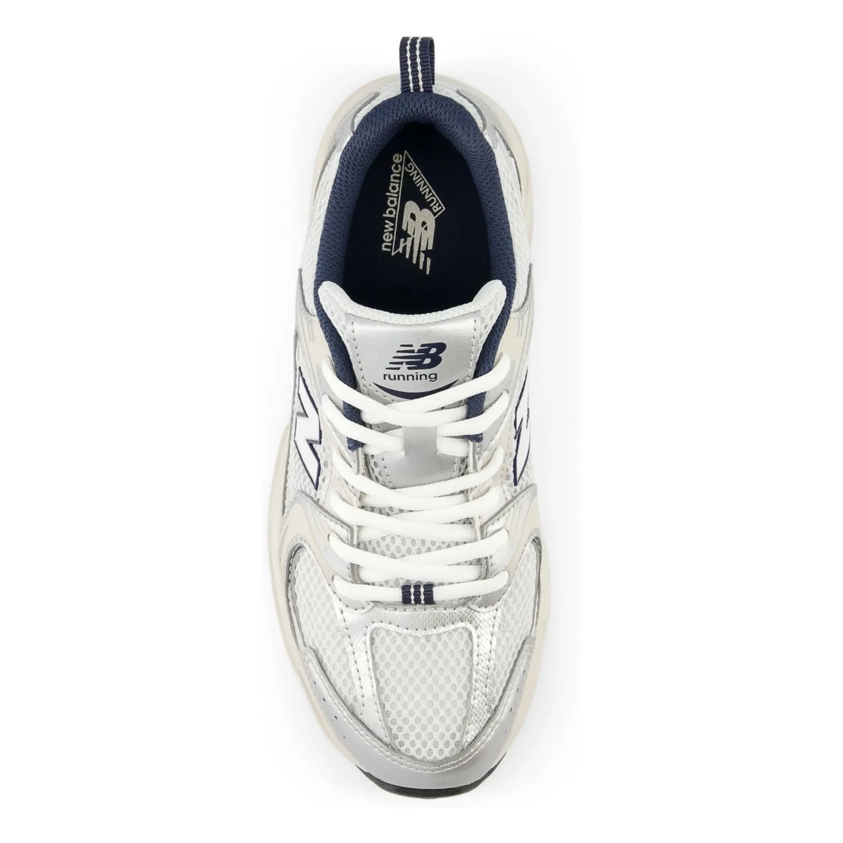 New Balance - Bağcıklı 530 sneakers | Beyaz saten