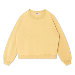 Matona - Organik pamuk düz sweatshirt | Açık sarı