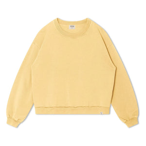 Matona - Organik pamuk düz sweatshirt | Açık sarı