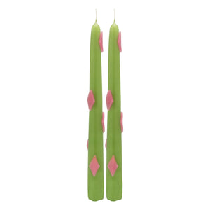 Anna + Nina - 3D Elmas mumlar - 2'li set