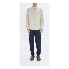 A.P.C. - Edouard Logo organik pamuklu gömlek | Açık yeşil