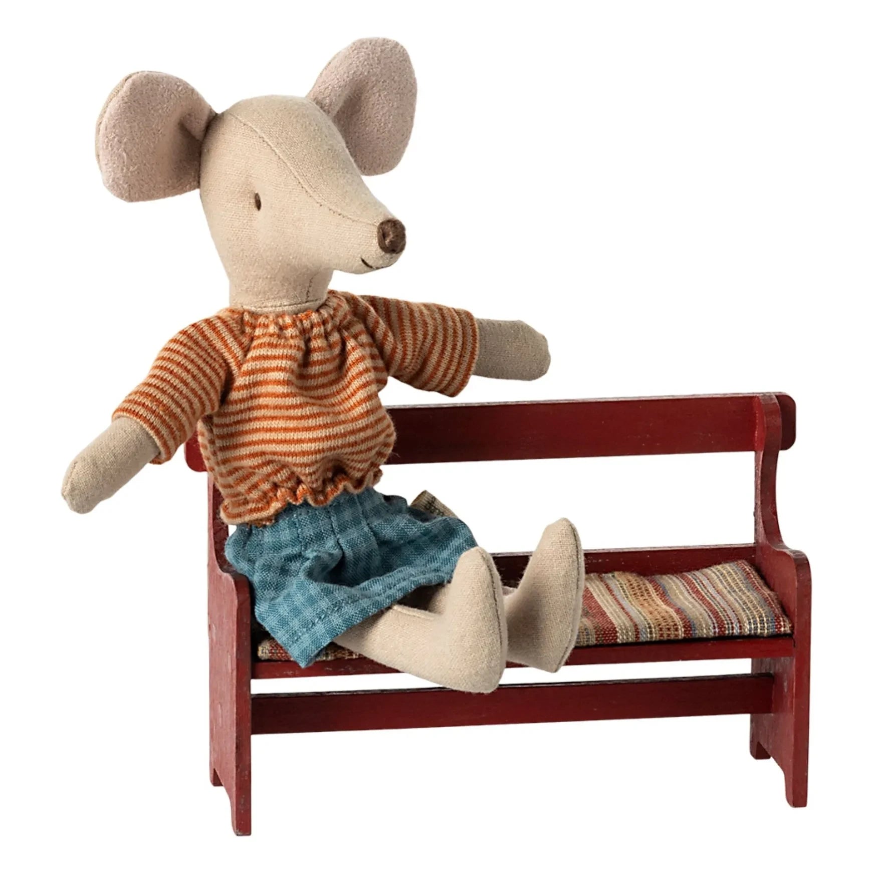 Maileg - Vintage bench | Kırmızı