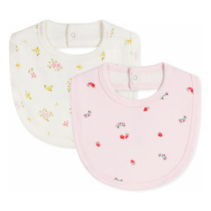 Petit Bateau - Pembe Çiçekli Mama Önlükleri