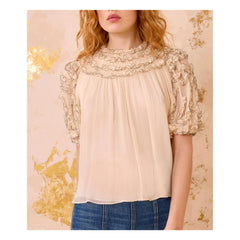 Ulla Johnson - Isolda İpek bluz | Ecru