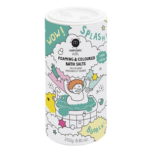 Nailmatic Kids - Lagoon Köpüren ve Renkli Banyo Tuzları - 250g | Yeşil