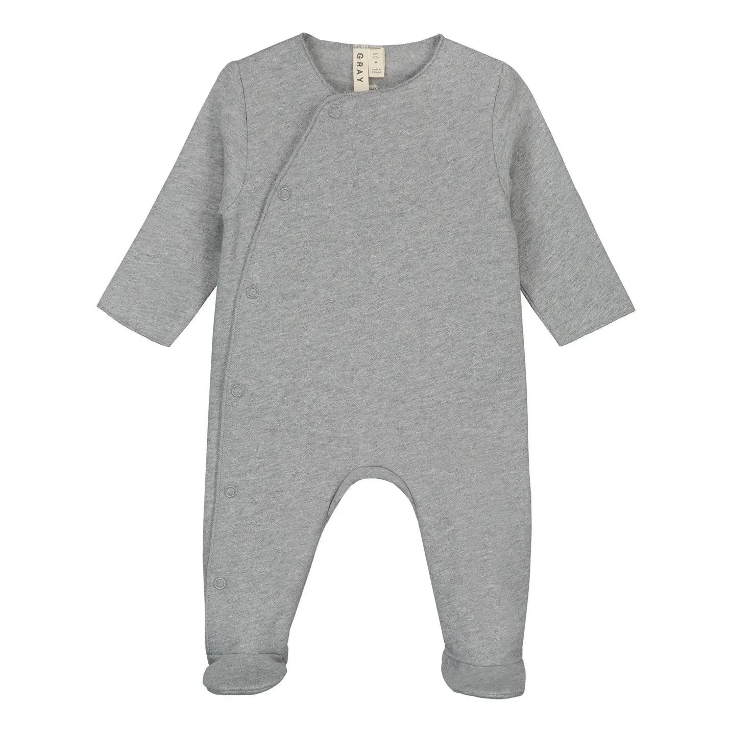 Gray Label - Yenidoğan Organik Pamuklu Pijama | Gri