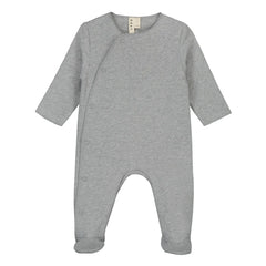 Gray Label - Yenidoğan Organik Pamuklu Pijama | Gri