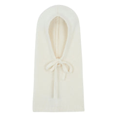 Kujten - Sybel Jersey Cashmere balaklava | Beyaz